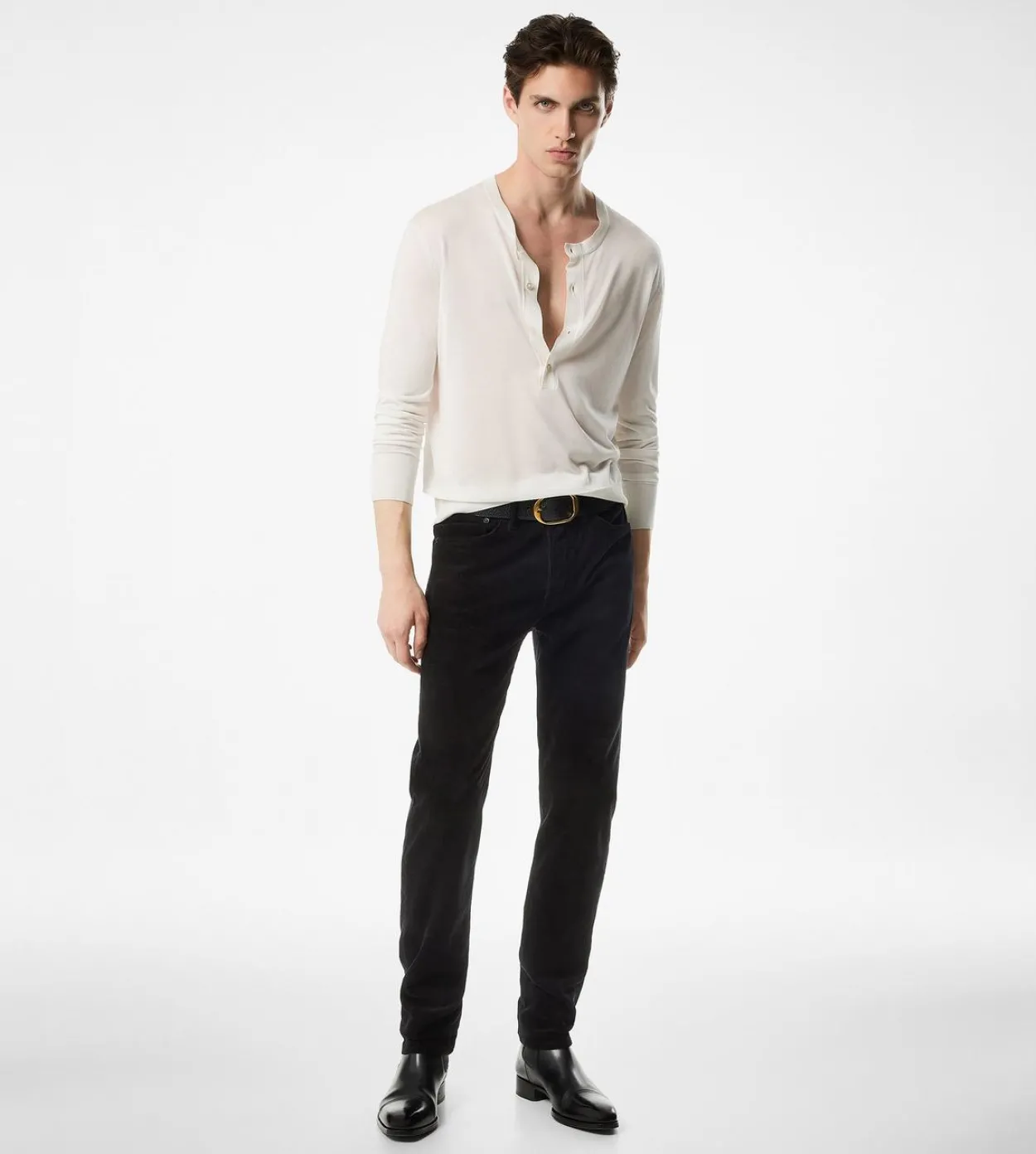 12 WAVES CORD STANDARD FIT DENIM