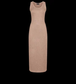 ANKLE LENGTH VEST DRESS WITH TOM FORD METAL PLAQUE