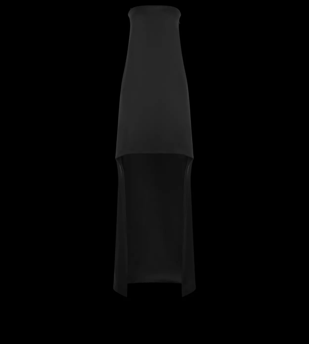ASYMMETRIC STRAPLESS COCKTAIL DRESS