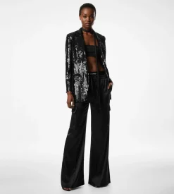 "BIANCA" SINGLE BREASTED PEAK LAPEL JACKET
