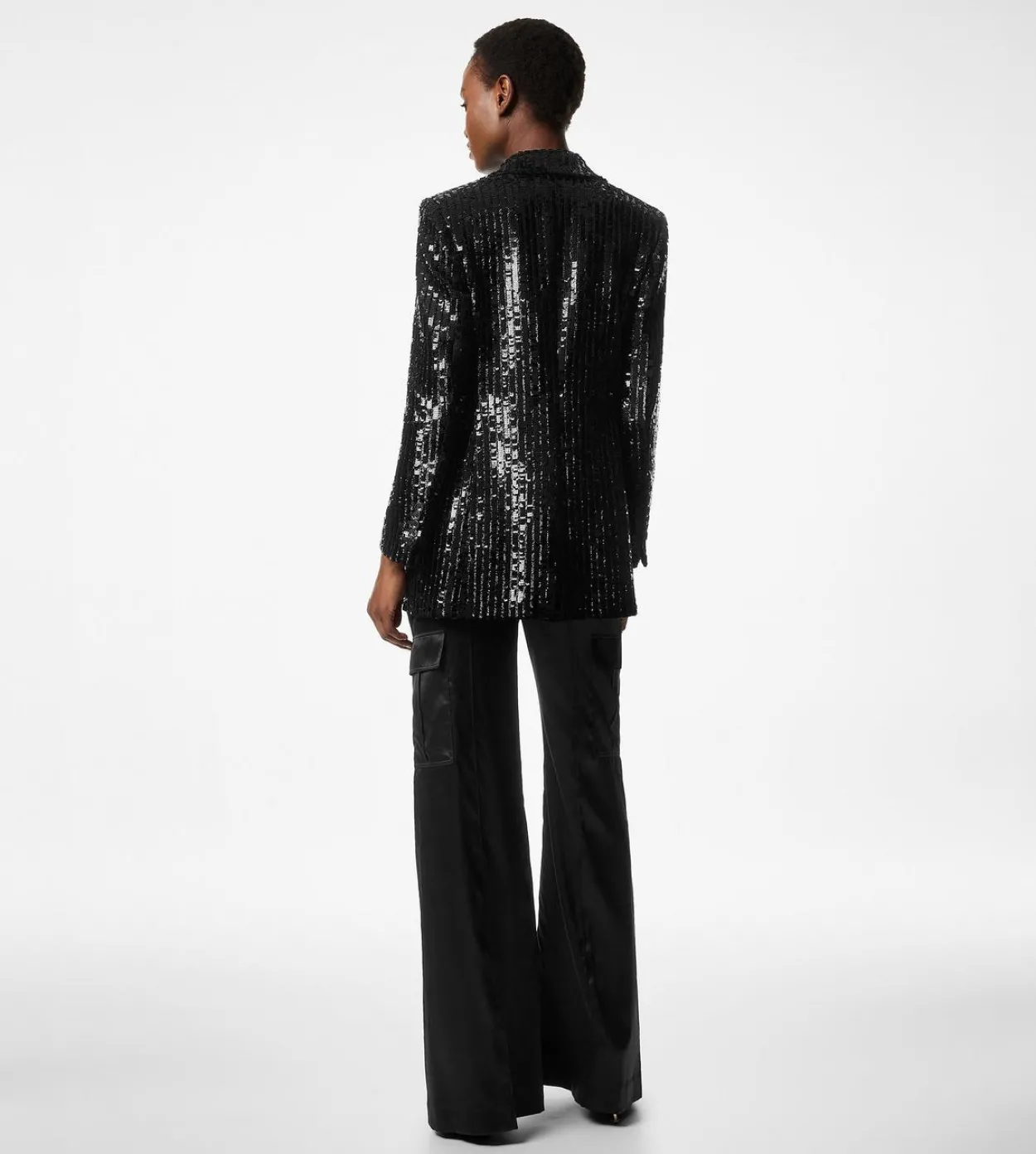 "BIANCA" SINGLE BREASTED PEAK LAPEL JACKET