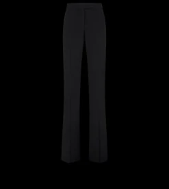 BI-COLOR SHARP GRAIN DE POUDRE TAILORED TUXEDO STRAIGHT PANTS