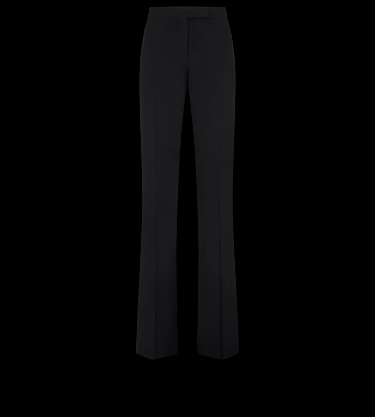 BI-COLOR SHARP GRAIN DE POUDRE TAILORED TUXEDO STRAIGHT PANTS
