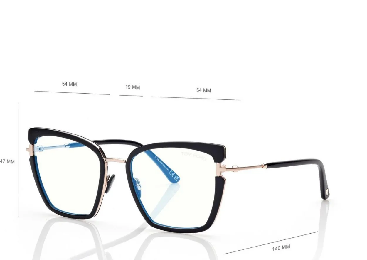 BLUE BLOCK BUTTERFLY OPTICALS