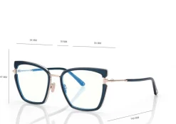 BLUE BLOCK BUTTERFLY OPTICALS