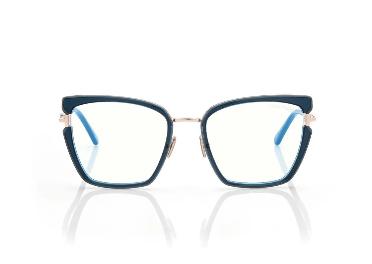BLUE BLOCK BUTTERFLY OPTICALS