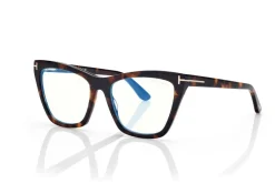 BLUE BLOCK CAT EYE OPTICALS WITH CLIP ON SUNGLASSES