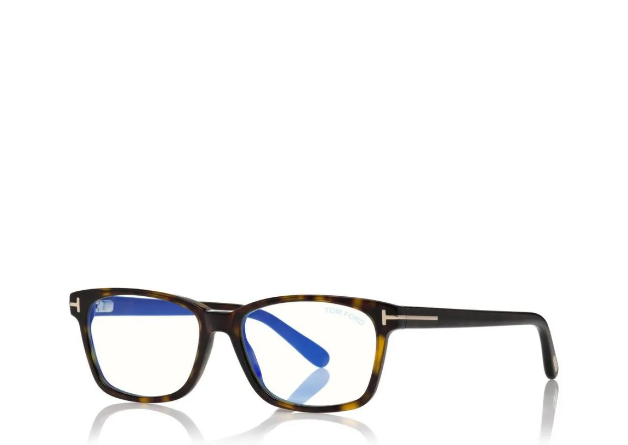 BLUE BLOCK CLASSICAL RECTANGULAR OPTICALS