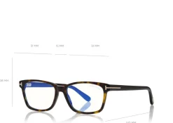 BLUE BLOCK CLASSICAL RECTANGULAR OPTICALS
