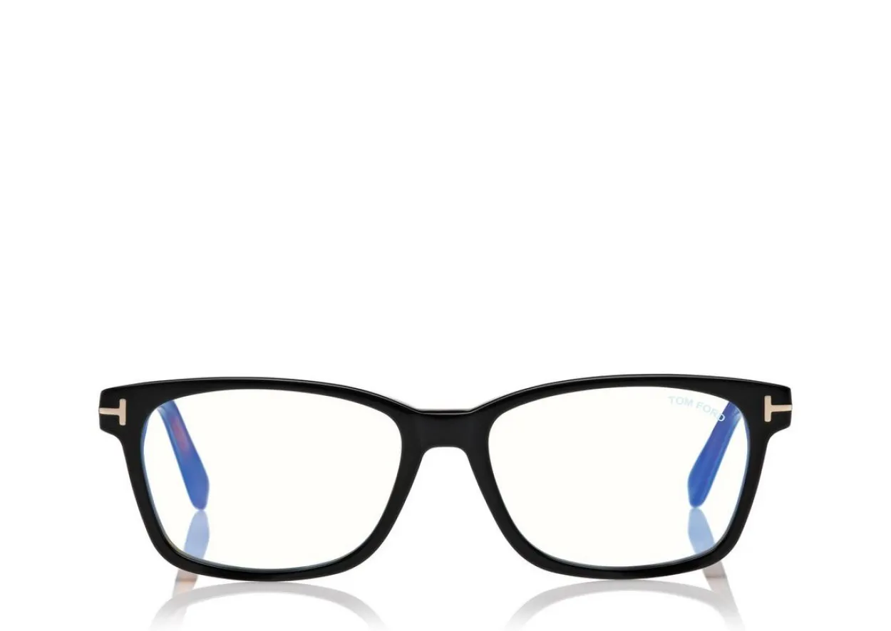 BLUE BLOCK CLASSICAL RECTANGULAR OPTICALS