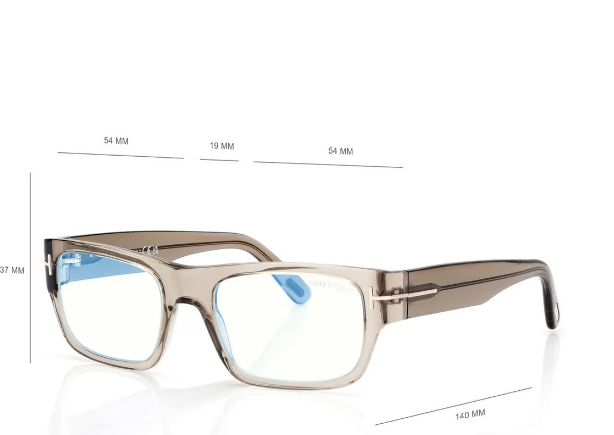 BLUE BLOCK RECTANGULAR OPTICALS