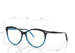 BLUE BLOCK ROUND OPTICALS