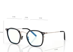 BLUE BLOCK ROUND OPTICALS