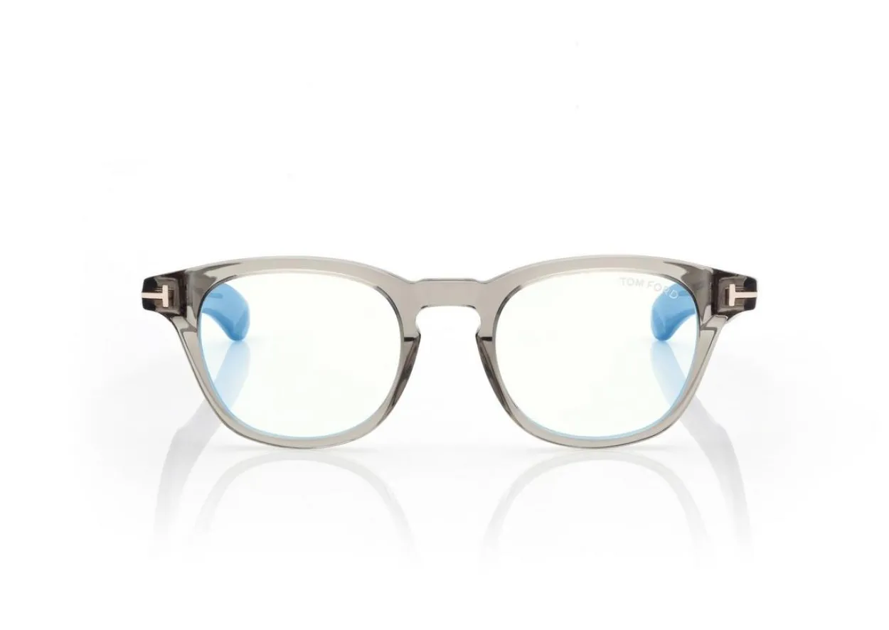 BLUE BLOCK ROUND OPTICALS