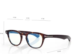 BLUE BLOCK ROUND OPTICALS