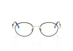 BLUE BLOCK ROUND OPTICALS