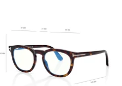 BLUE BLOCK ROUND OPTICALS