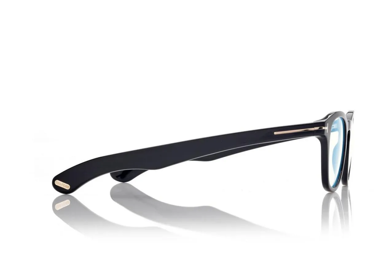 BLUE BLOCK ROUND OPTICALS