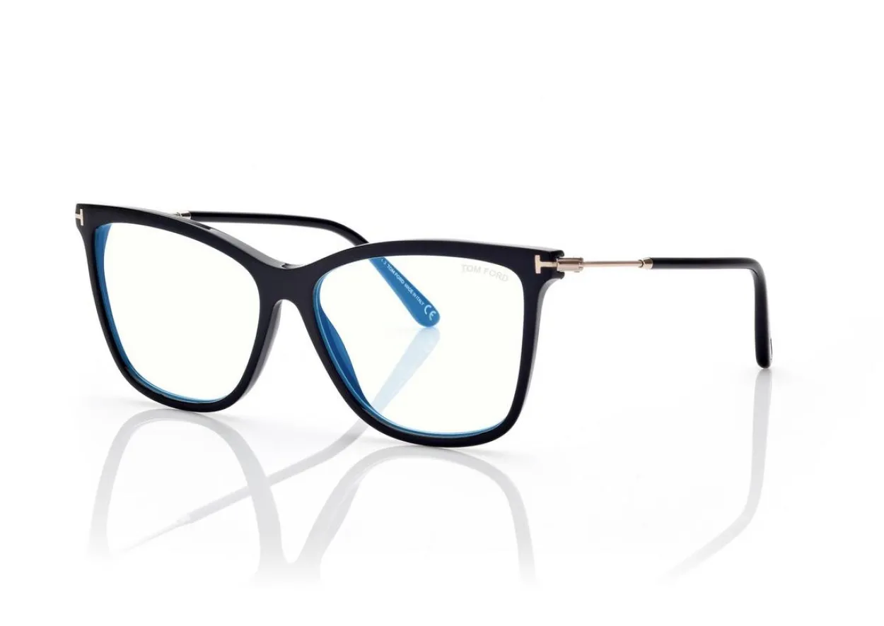 BLUE BLOCK SOFT CAT EYE OPTICALS CLIP ON SUN