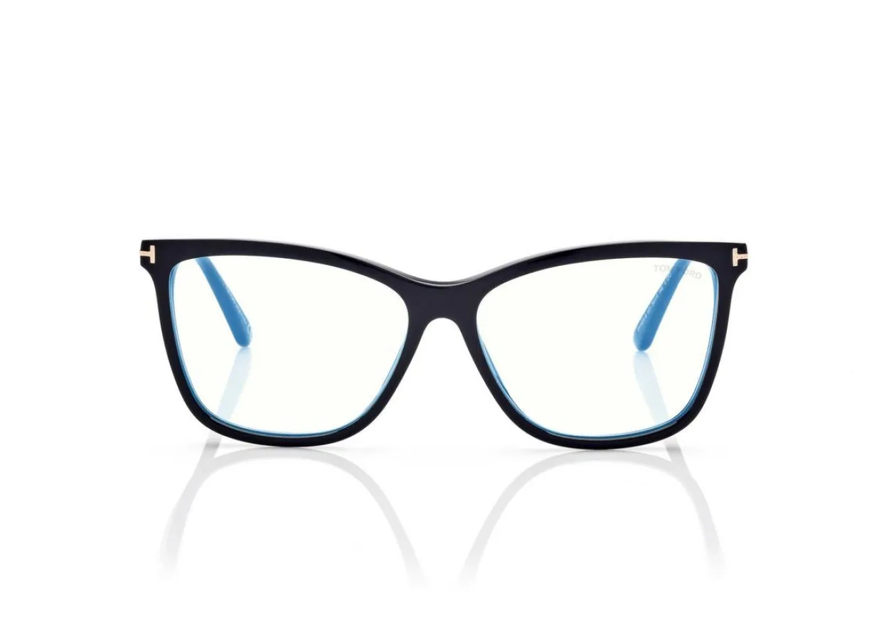 BLUE BLOCK SOFT CAT EYE OPTICALS CLIP ON SUN