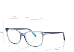 BLUE BLOCK SOFT SQUARE OPTICALS