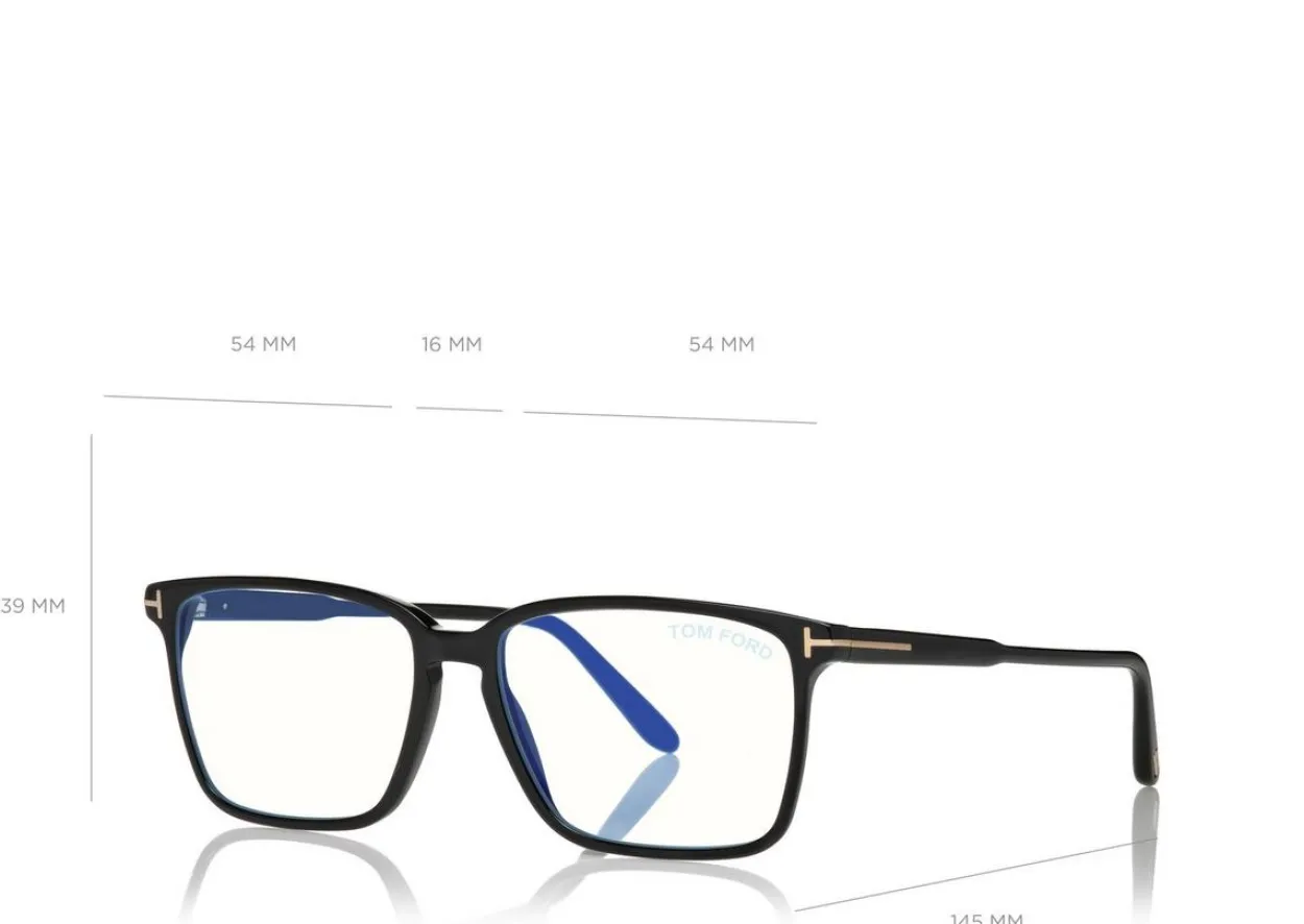 BLUE BLOCK SOFT SQUARE SHAPE OPTICALS