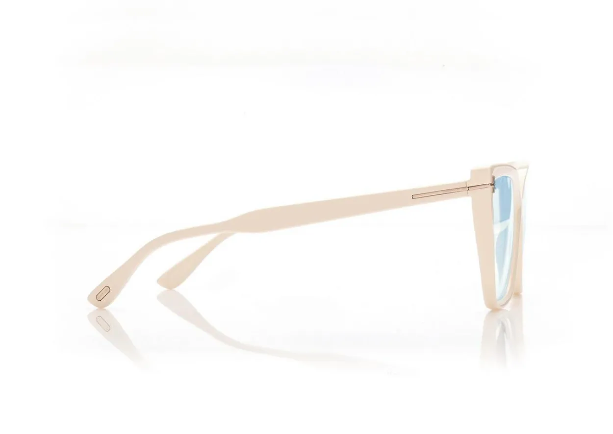 BLUE BLOCK SQUARE CAT EYE OPTICALS