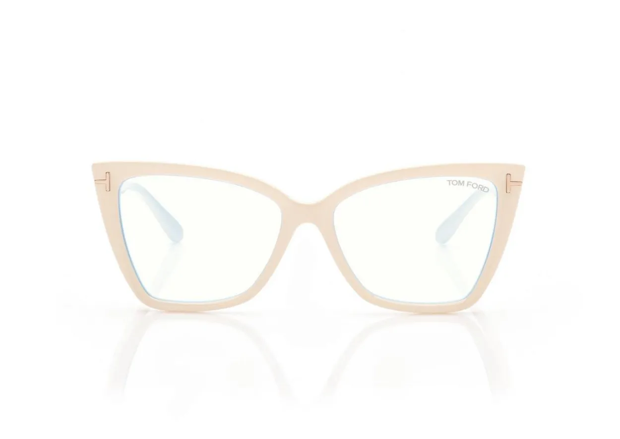 BLUE BLOCK SQUARE CAT EYE OPTICALS