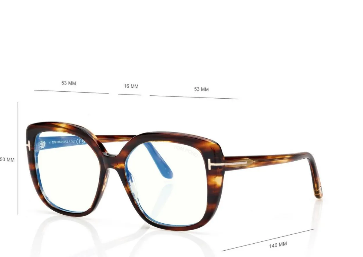 BLUE BLOCK SQUARE OPTICALS