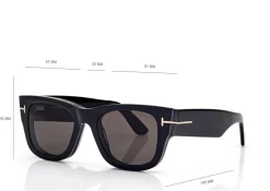 BLUE BLOCK SQUARE OPTICALS WITH CLIP ON SUNGLASSES