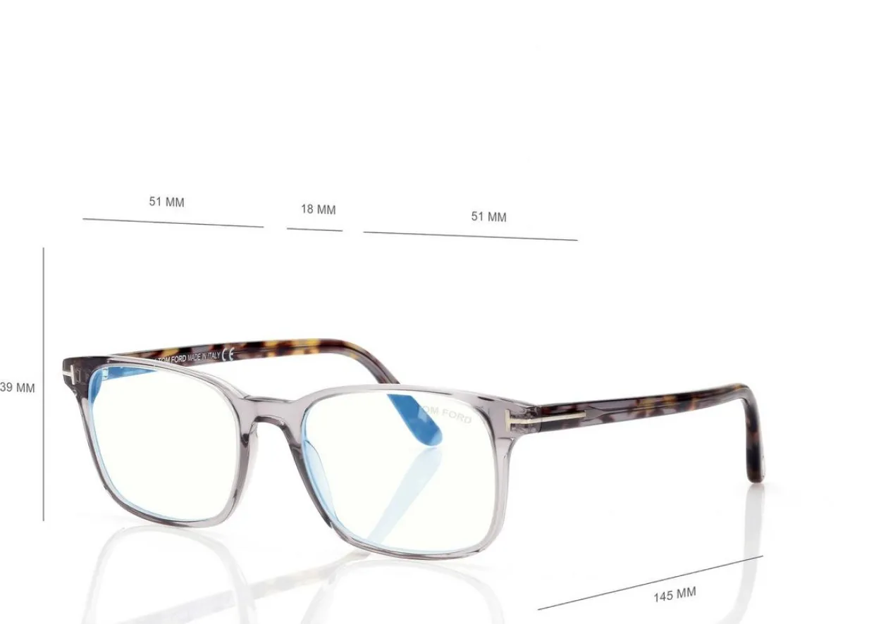 BLUE BLOCK SQUARE OPTICALS