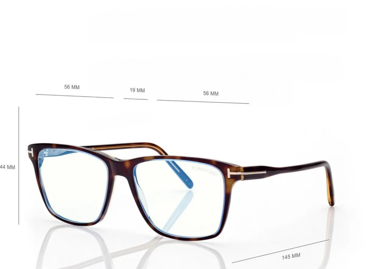 BLUE BLOCK SQUARE OPTICALS