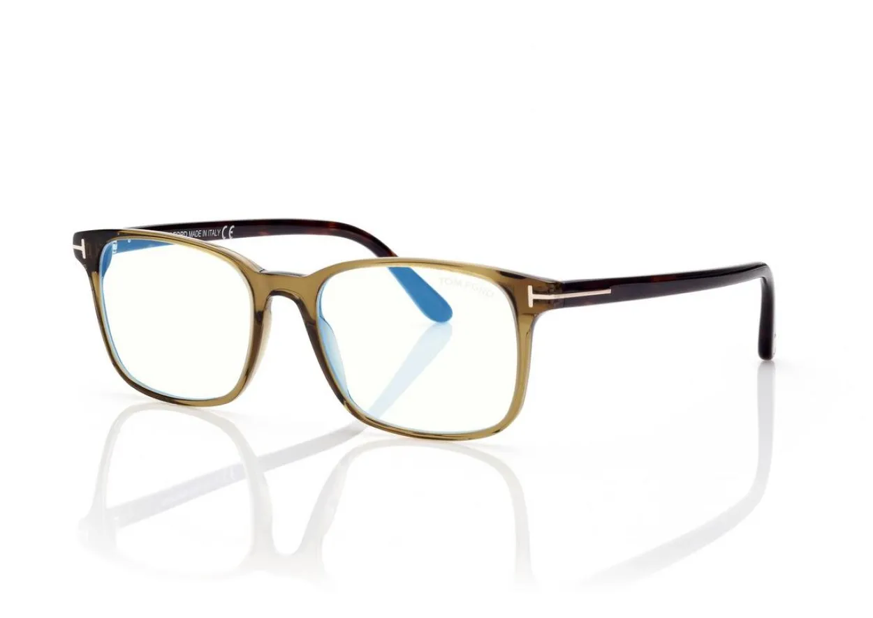 BLUE BLOCK SQUARE OPTICALS
