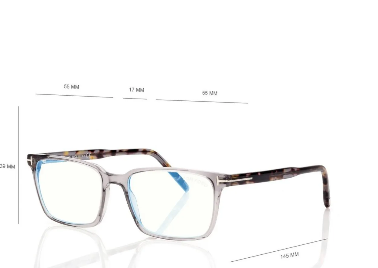 BLUE BLOCK SQUARE OPTICALS