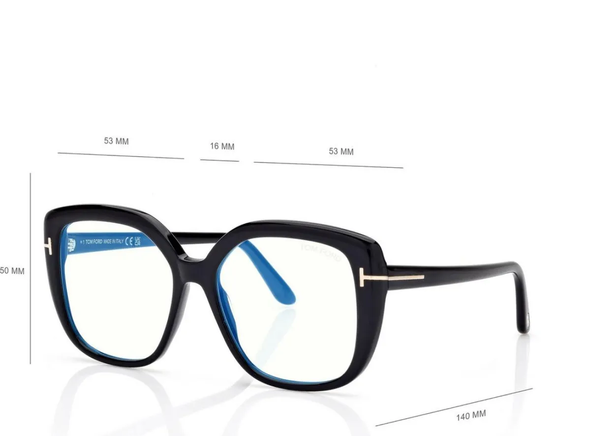 BLUE BLOCK SQUARE OPTICALS