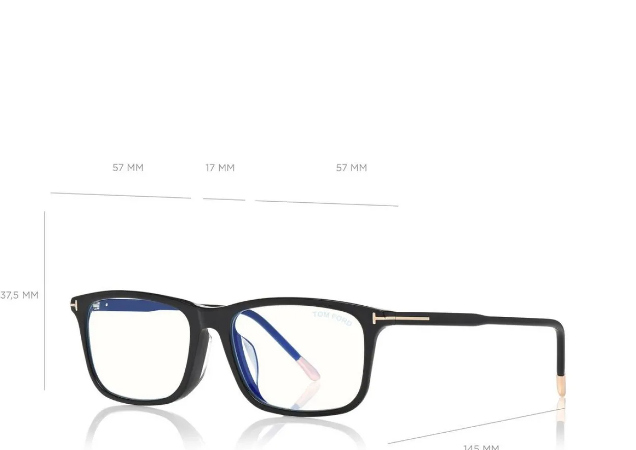 BLUE BLOCK SQUARE OPTICALS