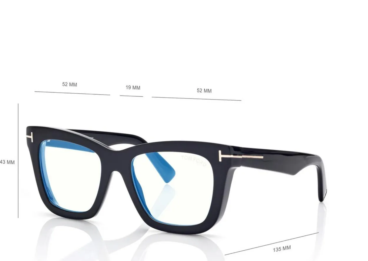 BLUE BLOCK SQUARE OPTICALS