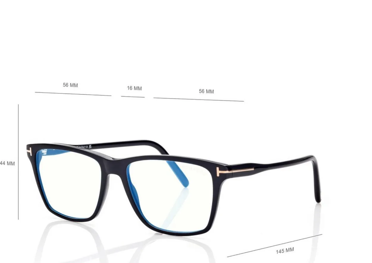 BLUE BLOCK SQUARE OPTICALS