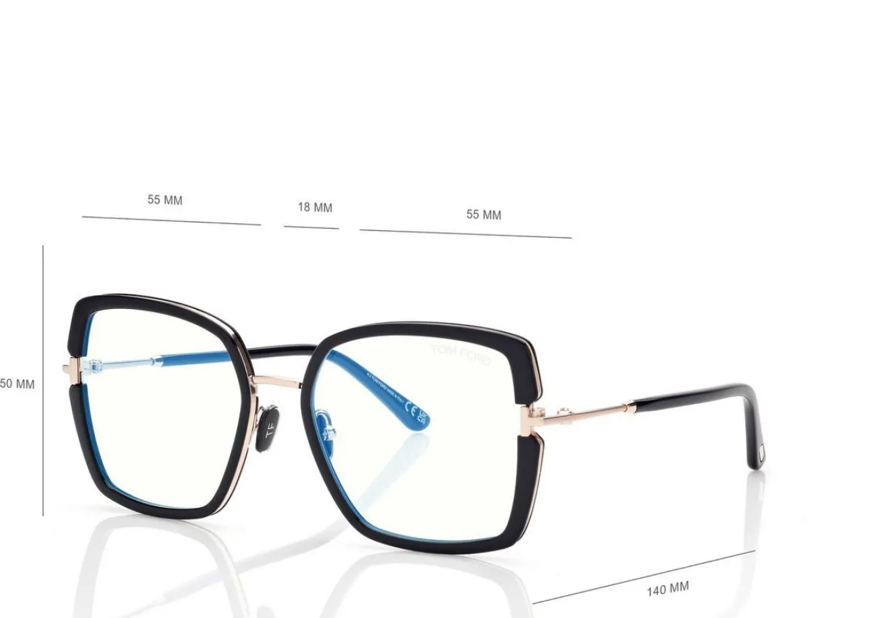 BLUE BLOCK SQUARE OPTICALS