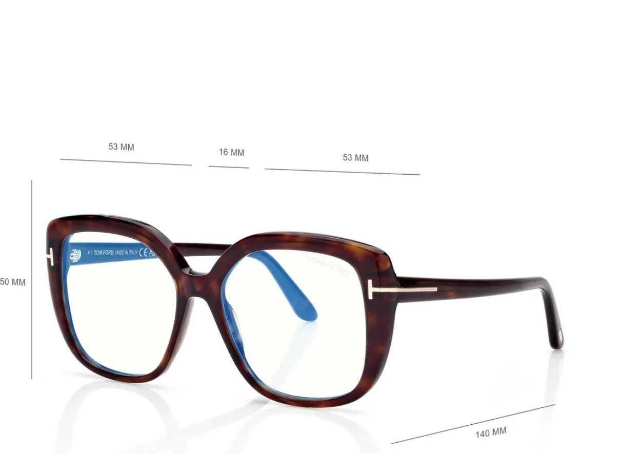 BLUE BLOCK SQUARE OPTICALS