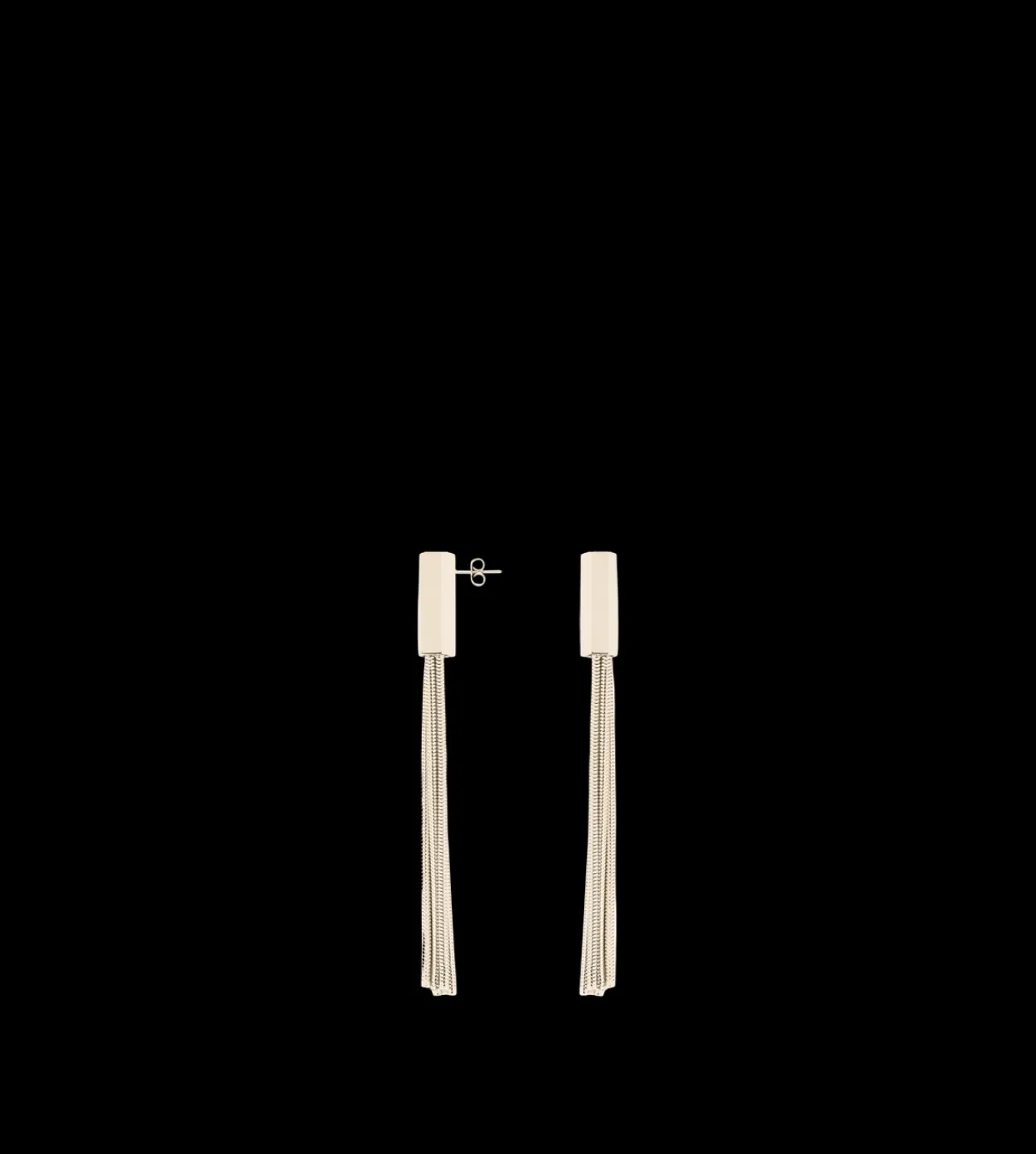 BRASS AXIS EARRINGS