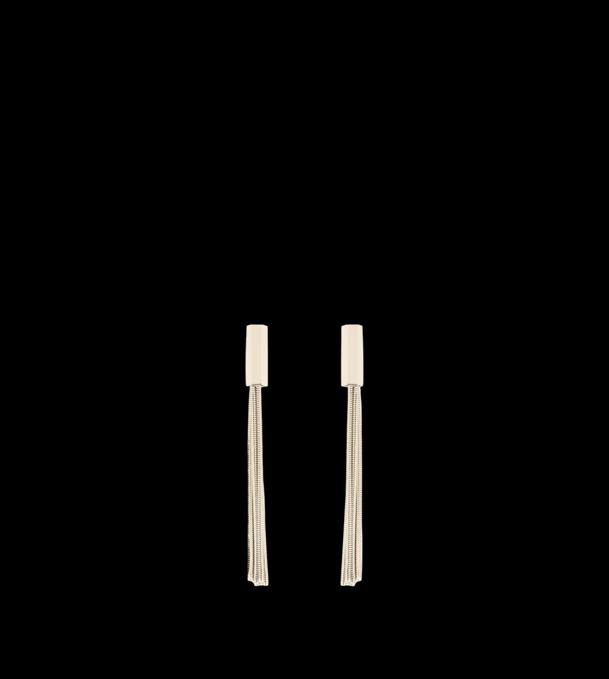 BRASS AXIS EARRINGS