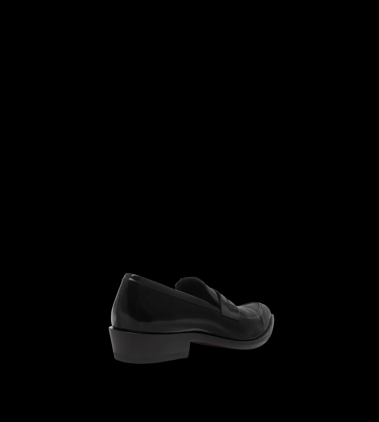BRUSHED LEATHER EVA LOAFER