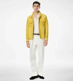 BRUSHED SUEDE OUTERSHIRT