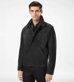 BRUSHED SUEDE WORKWEAR JACKET