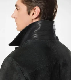 BRUSHED SUEDE WORKWEAR JACKET
