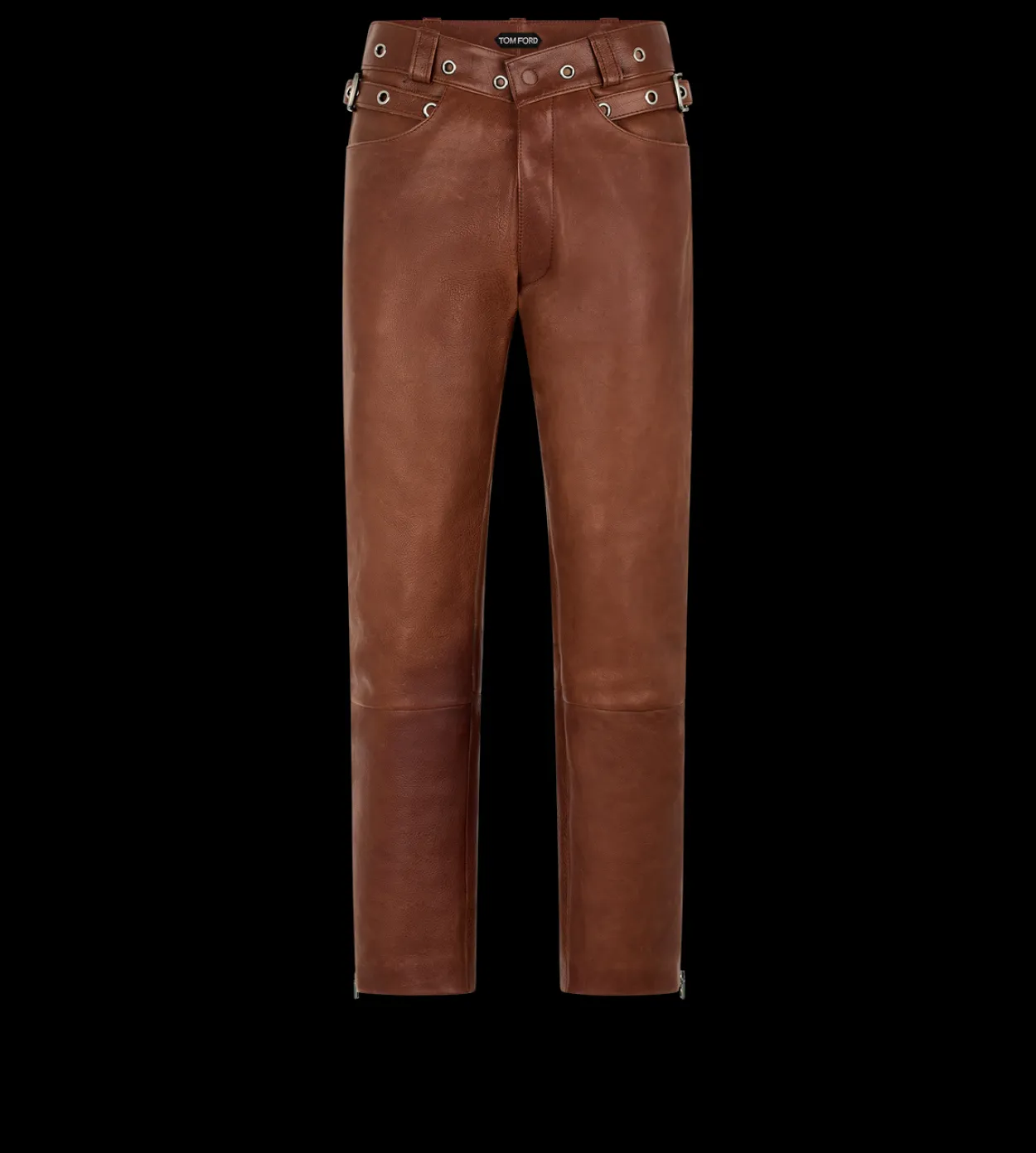 BUFFALO GRAIN LEATHER BIKER PANT