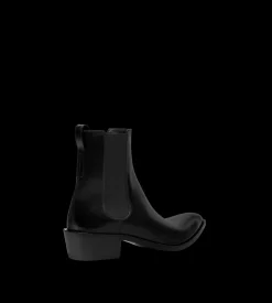 BURNISHED LEATHER CHELSEA BOOT