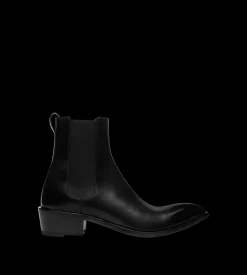BURNISHED LEATHER CHELSEA BOOT