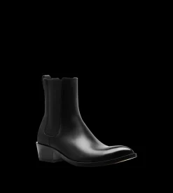 BURNISHED LEATHER CHELSEA BOOT